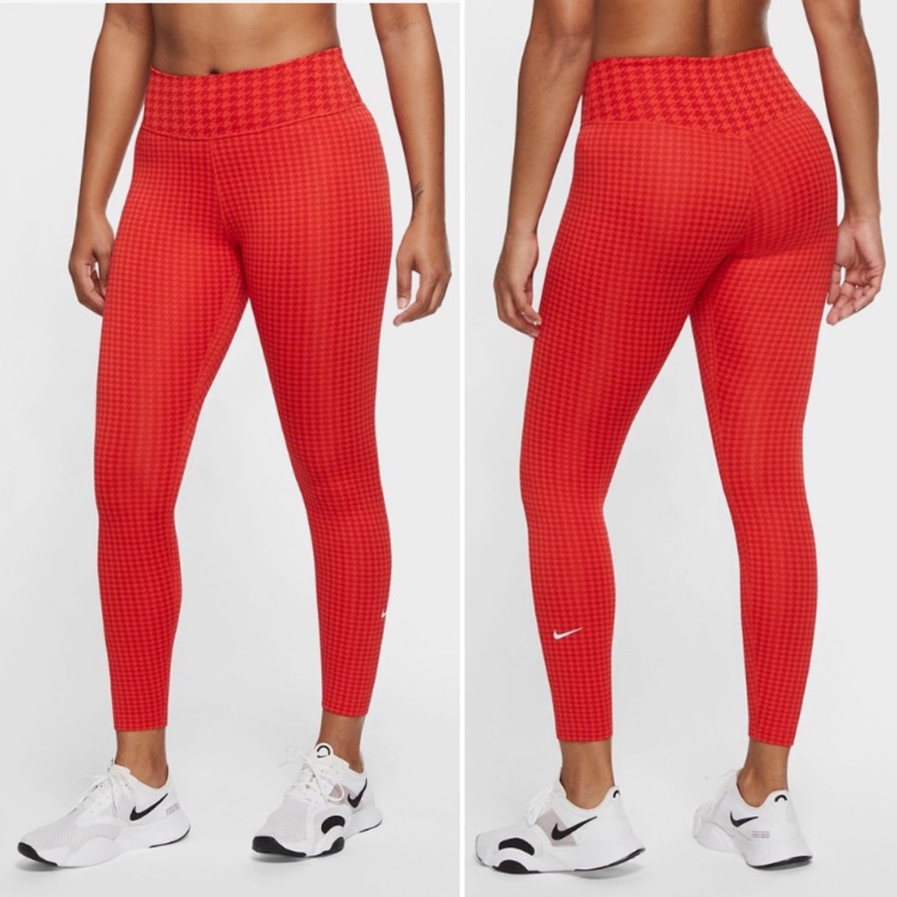 NIKE ONE DRI-FIT ICON CLASH PRINTED 7/8 TIGHT